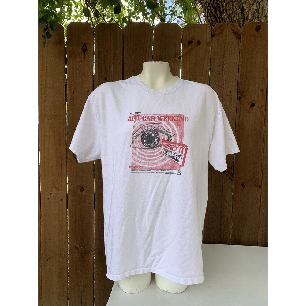 Vintage Y2K Art Car Weekend Houston Texas T-shirt Size L